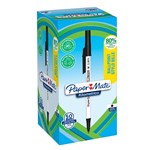 PAPERMATE AP014037 KILOMETRICO BALLPOINT PEN MEDIUM BLACK BX50