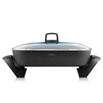 SUNBEAM DIAMONDFORCE BANQUET FRYPAN 210 X 310 X 490MM DARK BLUE