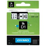 DYMO 40913 D1 TAPE 9MM X 7MTR BLACK ON WHITE