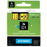 DYMO 40918 D1 TAPE 9MM X 7M BLACK ON YELLOW LABELLING 1000 5000 5500 LM200 LM300