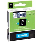 DYMO 45014 D1 TAPE 12MM X 7M BLUE ON WHITE