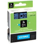 DYMO 45806 D1 LABELLING TAPE 19MM X 7M BLACK ON BLUE
