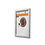 DEFLECTO ALUMINIUM SNAP FRAME FOR WALL DISPLAY A2 SILVER