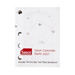2026 CUMBERLAND  DESK CALENDAR REFILL SIDE PUNCH