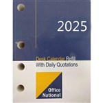 DESK CALENDAR REFILL SIDE PUNCH 2025