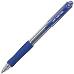 UNIBALL SN100FBL LAKNOCK RETRACTABLE BALLPOINT PEN 07MM FINE BLUE  EACH 