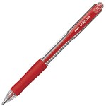 UNIBALL SN100 LAKNOCK RETRACTABLE BALLPOINT PEN FINE 07MM RED