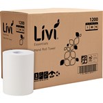 LIVI 1200 ESSENTIALS ROLL TOWEL 1 PLY 80M CTN16