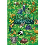 OLYMPIC SCRAPBOOK JUNGLE BLANK STAPLED 67GSM 64 PAGE 335 X 240MM