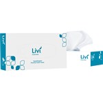 LIVI ESSENTIALS FACIAL TISSUE HYPOALLERGENIC 2 PLY 100 SHEET