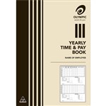 OLYMPIC 140583  YEARLY TIME AND PAY BOOK A5