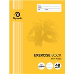 OLYMPIC 140736 EXERCISE BOOK FEINT RULED 225 X 175MM 8MM 70GSM 48 PAGE 