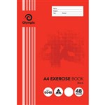OLYMPIC 140756 STRIPE EXERCISE BOOK UNRULED STAPLED A4 48 PAGE