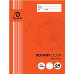 OLYMPIC STRIPE 140788 BOTANY BOOK STAPLED 64 PAGE 55GSM 8MM RULED 225 X 175MM