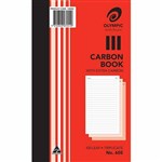 OLYMPIC 603 CARBON BOOK FEINT LINED TRIPLICATE 100 LEAF A4