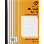 OLYMPIC 140859 706 RECORD BOOK CARBONLESS 250X200MM DUPLICATE