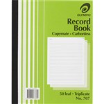 OLYMPIC 140860 707 RECORD BOOK CARBONLESS 250X200MM TRIPLICATE