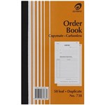 OLYMPIC 140862 738 ORDER BOOK CARBONLESS 200X125MM DUPLICATE