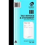 OLYMPIC 140872 624 INVOICE AND STATEMENT BOOK 200X125MM DUPLICATE