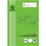 OLYMPIC D144I EXERCISE BOOK 14MM DOTTED THIRDS 55GSM 48 PAGE A4