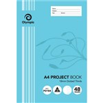 OLYMPIC PROJECT BOOK STAPLED 18MM DOTTED THIRDS 55GSM 48 PAGE A4