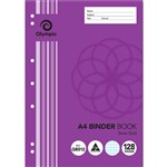 TUDOR 140973 GRID BINDER BOOK STAPLED A4 128 PAGE 5MM GRID