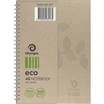 TUDOR ECO RECYCLED NOTEBOOK 8MM RULED 200 PAGE A5 NATURAL