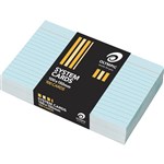 SYSTEM CARDS 102X152MM RULED BLUE PK100