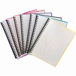 OLYMPIC DISPLAY BOOK RIBBED CLEAR FRONT COVER A4 ASSORTED PACK 20