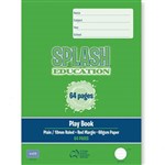 SPLASH EDUCATION PLAYBOOK PLAIN SOLID RULEDRED MARGIN 1 SIDE10MM 64PAGES GREEN