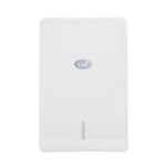 LIVI COMPACT INTERLEAVE TOWEL DISPENSER 350 X 86 X 230MM WHITE
