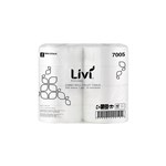 LIVI 7005 BASICS JUMBO ROLL TOILET 1 PLY 500MTR CTN8