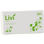 LIVI BASICS ULTRASLIM TOWEL 1 PLY 150 SHEET CARTON 16