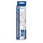 STAEDTLER 130 60N2 NATURAL GRAPHITE ENVIRONMENTALLY FRIENDLY HB PENCIL BX12
