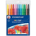 STAEDTLER 221 NWP12 NORIS CLUB WAX TWISTER CRAYONS ASSORTED PACK 12