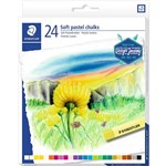 STAEDTLER 2430 SOFT PASTEL CHALKS ASSORTED PACK 24