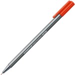 STAEDTLER 3342 TRIPLUS FINELINER PEN SUPER FINE 03MM RED