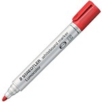 STAEDTLER 3512 LUMOCOLOR WHITEBOARD MARKER BULLET 2MM RED