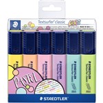 STAEDTLER 364 TEXTSURFER CLASSIC HIGHLIGHTER CHISEL PASTEL ASSORTED WALLET 6