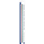 STAEDTLER 56198DIN MARS TRIANGULAR SCALE RULER 300MM WHITE