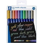 STAEDTLER 8325 METALLIC CALLIGRAPHY MARKER 28 MM ASSORTED PACK 10