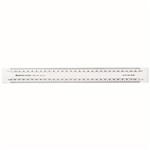 STAEDTLER AS12121 ACADEMY OVAL SCALE RULER 300MM CLEAR
