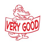 STAEDTLER 2SHINY MERIT STAMP VERY GOOD CROCODILE RED