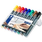 STAEDTLER 352WP8 352 LUMOCOLOR PERMANENT MARKER BULLET POINT 20MM ASSORTED WALLET 8