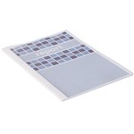 QUPA THERMAL BINDING COVER 6MM WHITE CHROMOCARD BOX 100