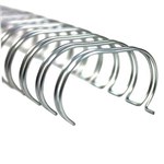 GOLD SOVEREIGN SWIRE631SLV WIRE BINDING COMBS 6MM 34 LOOP SILVER PACK 100