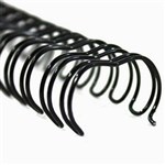 GOLD SOVEREIGN WIRE BINDING COMB 9MM A4 23 LOOP 201 PITCH BLACK PACK 100