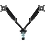 GLADIUS AEMGLA2BK DOUBLE MONITOR ARM BLACK