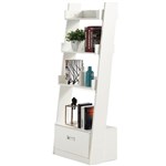 SYLEX ABILENE TALL SHELVING UNIT 500 X 400 X 1600MM WHITE