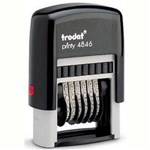 TRODAT T484699 4846 PRINTY DATER 6 BAND 4MM BLACK